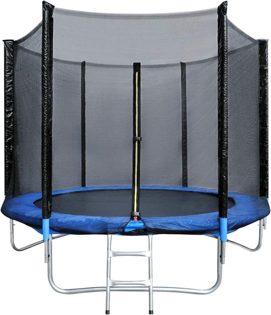 Test du trampoline HomeMiYN diamètre 183 cm : sécurité et amusement au jardin