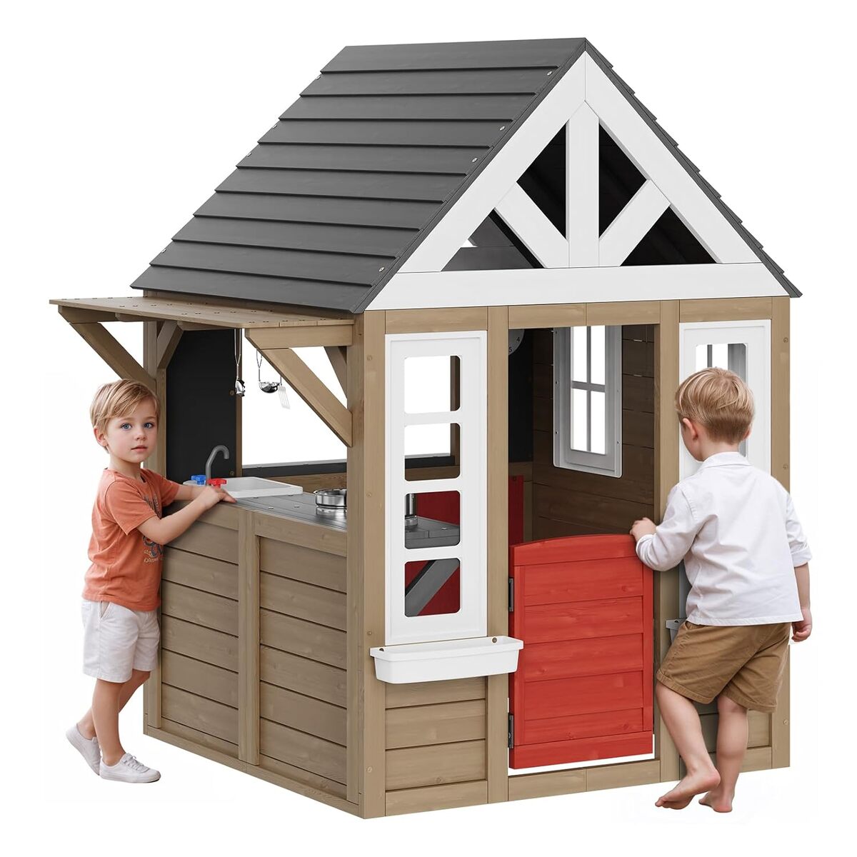Test : maisonnette VEVOR pour enfants avec cuisine complète