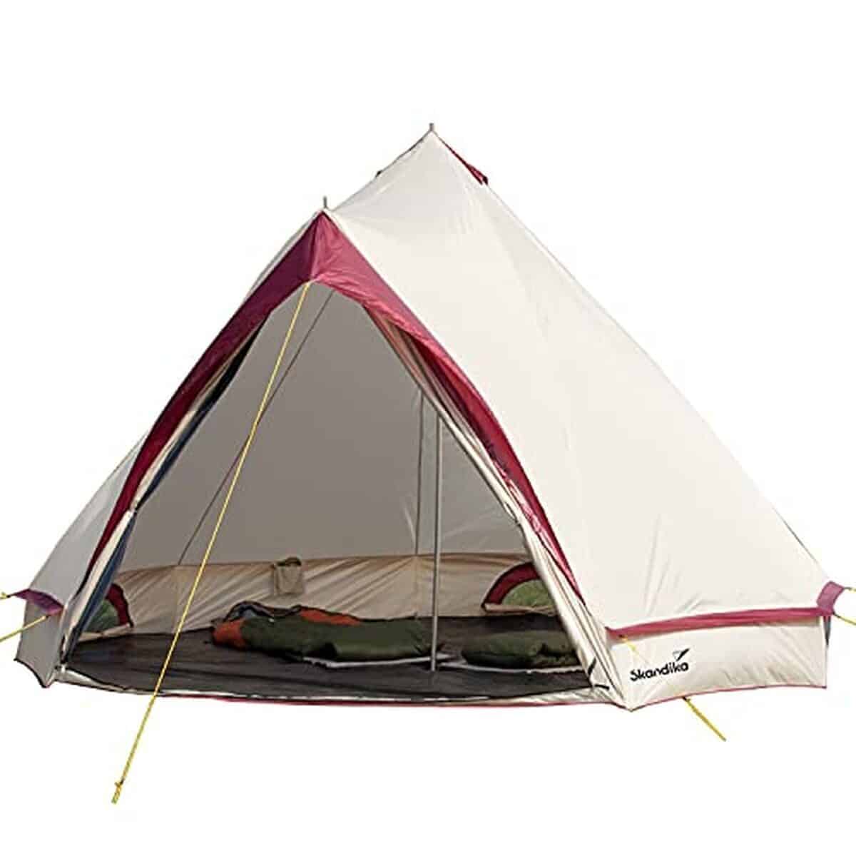 Test : tente tipi Skandika Comanche 400 pour 8, parfaite pour le glamping