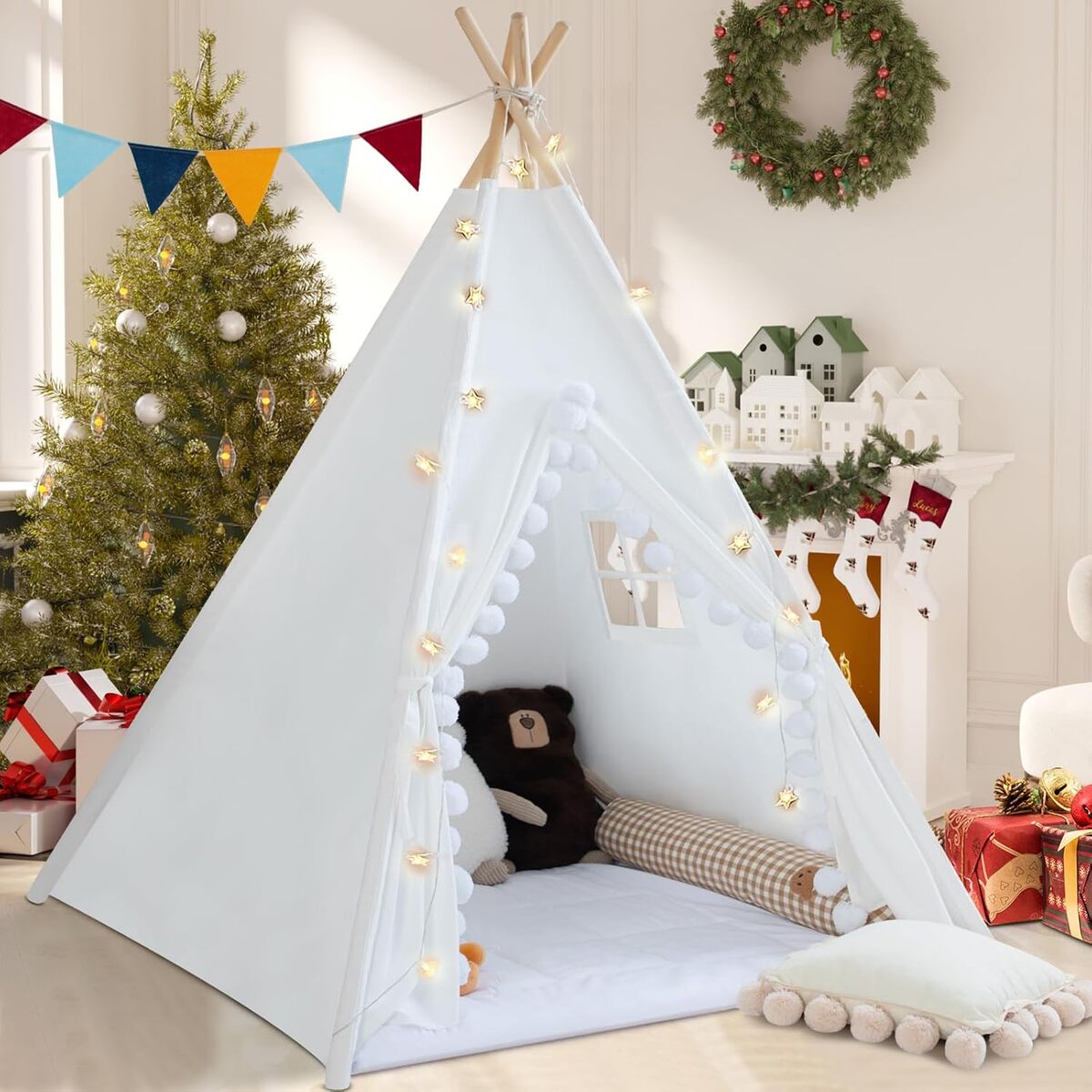 Test : tente tipi Wirhao pour enfants avec tapis rembourré