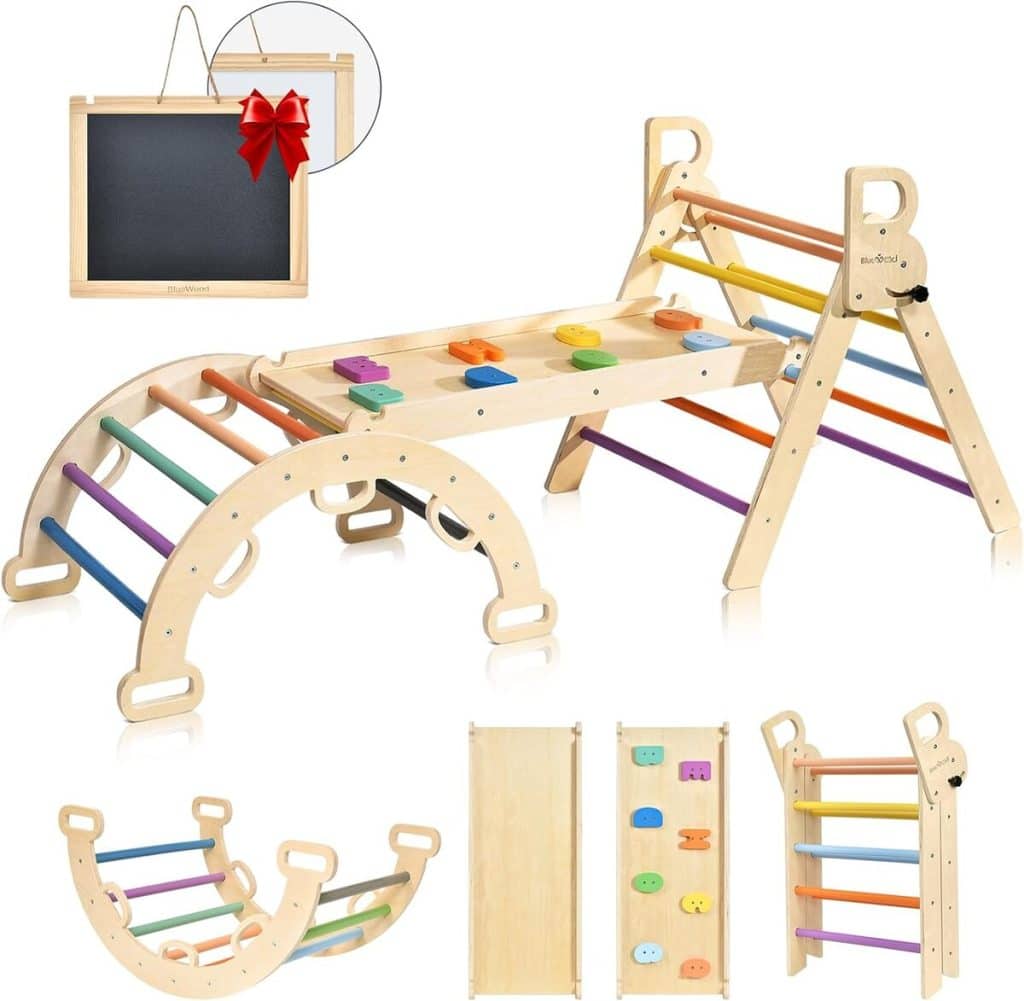 Test : triangle d'escalade BlueWood 7 en 1 pour enfants