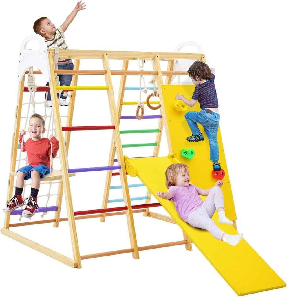 Test : triangle d'escalade Dreamade 8 en 1 pour enfants