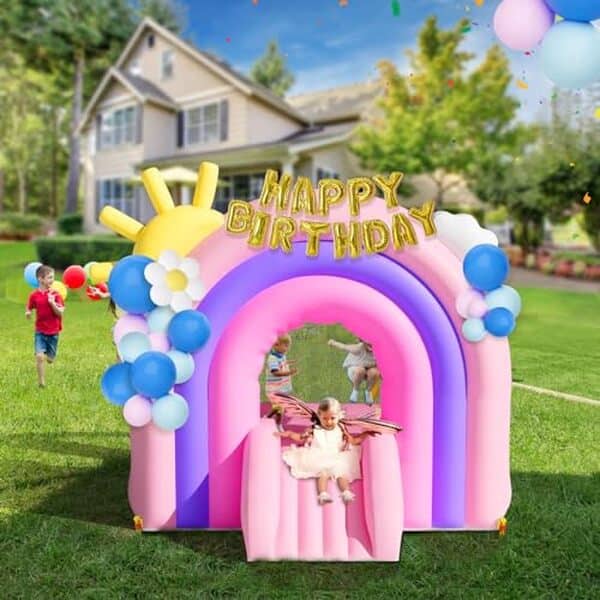 Découvrez le plaisir du château gonflable VEVOR avec toboggan : une expérience de jeu sûre et amusante pour vos enfants
