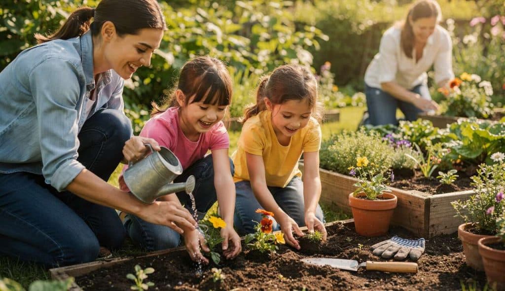 Découvrir le Jardinage avec les Enfants : activités Familiales