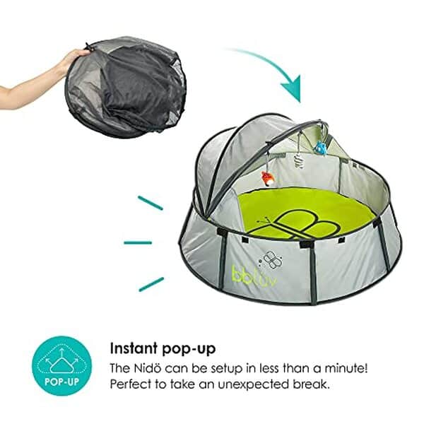 Découvrez notre avis sur la tente bblüv Nidö : une solution ludique et pratique pour les voyages avec enfants en bas âge.