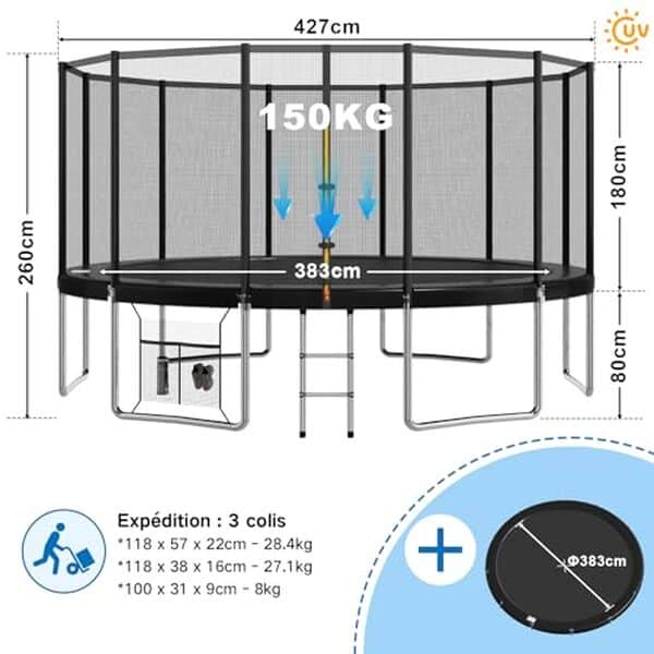 Profitez de notre test complet du trampoline Devoko, un équipement robuste conçu pour le jardin. Idéal pour des moments de loisirs en toute sécurité.