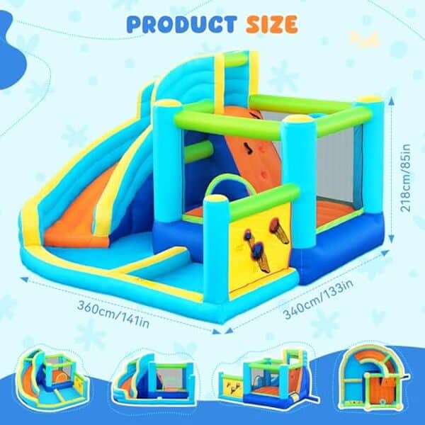Évaluez le divertissement aquatique avec notre test détaillé du château gonflable : toboggan, trampoline et sensations garanties pour toute la famille