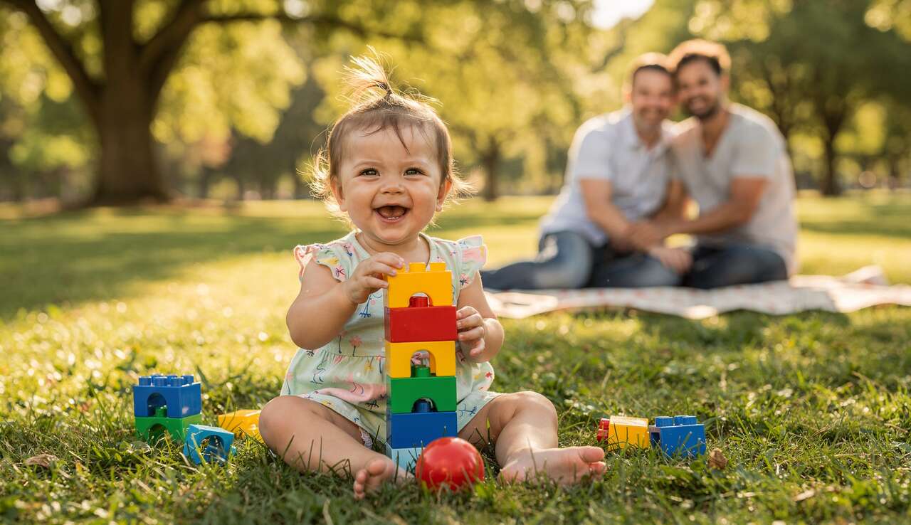 Les bienfaits des jeux de plein air pour b&eacute;b&eacute;