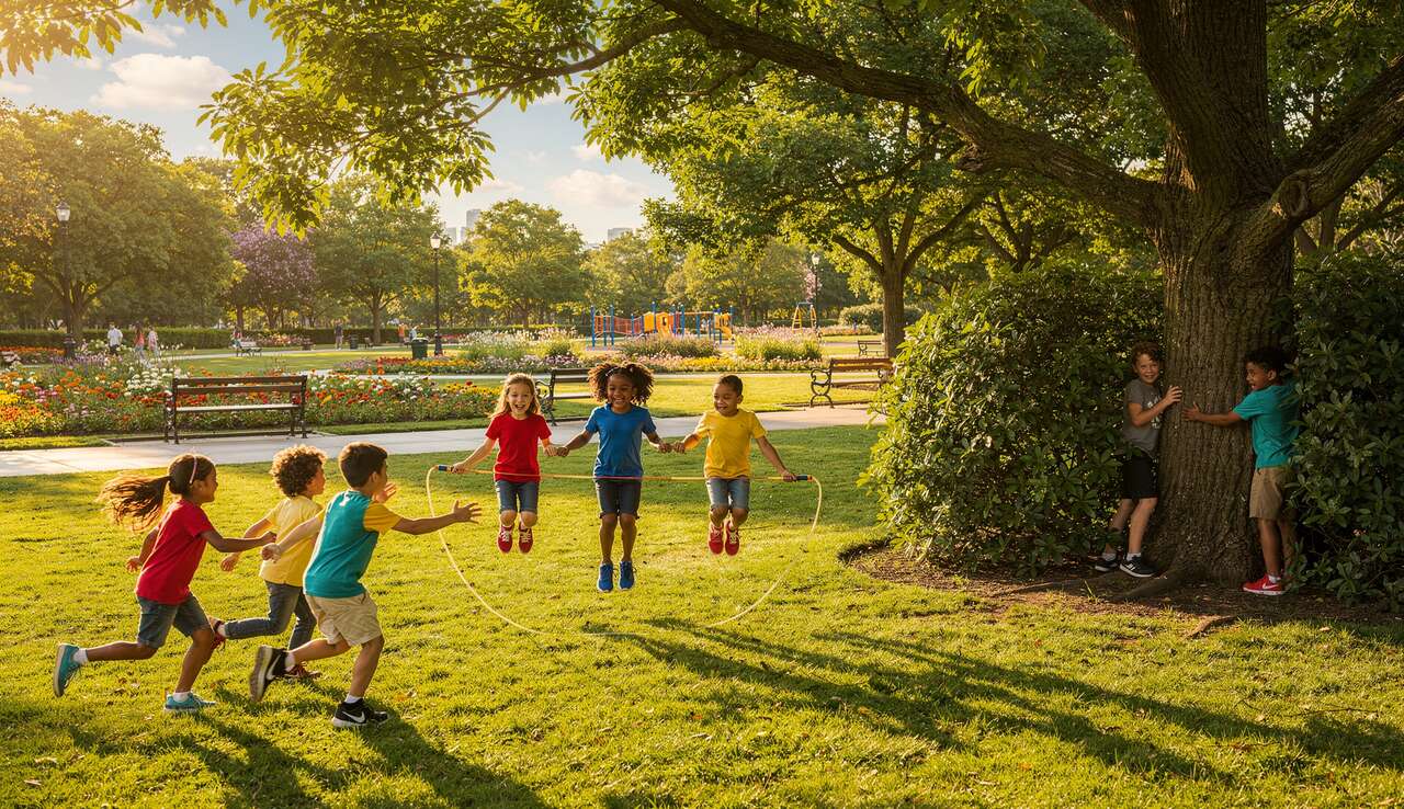 8 jeux d'extérieur pour enfants