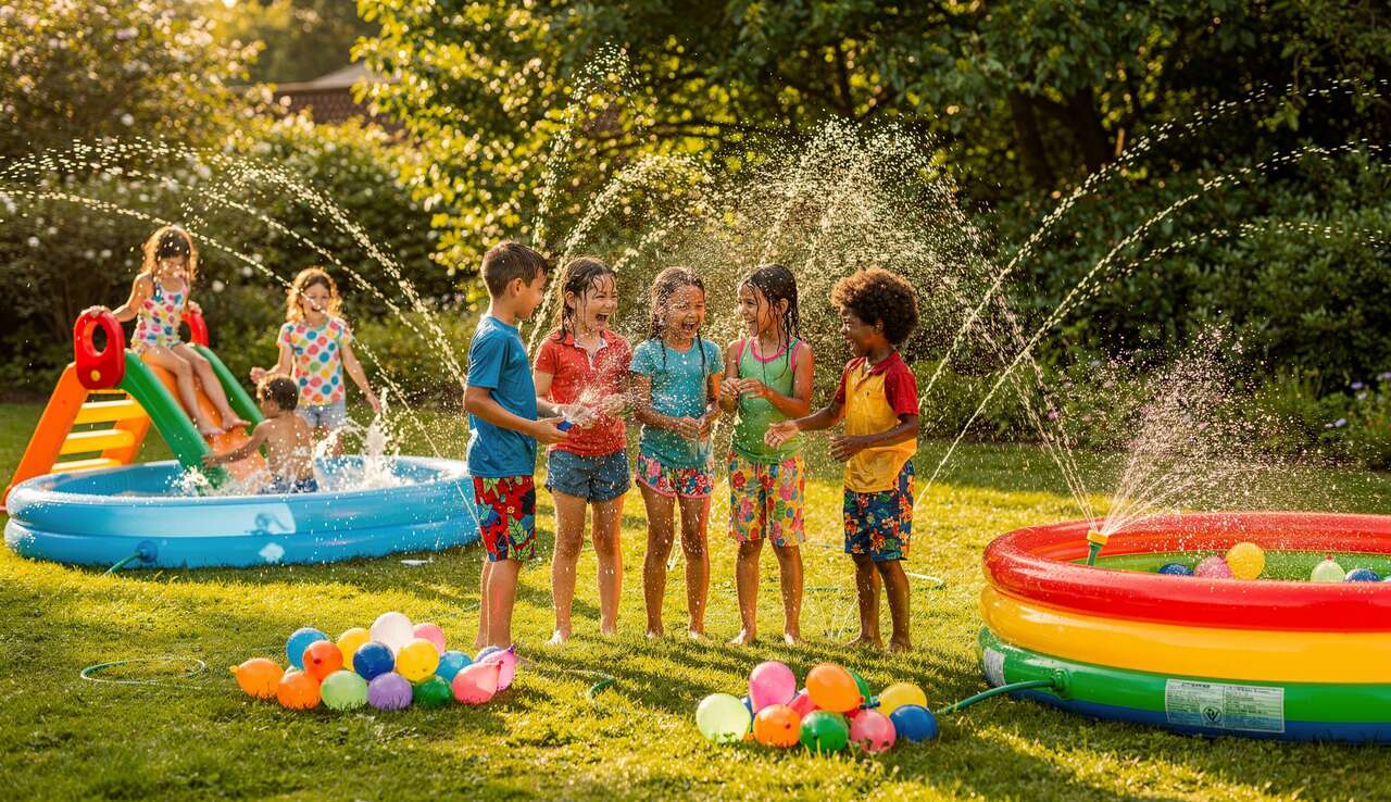 Jeux d'eau pour se rafraîchir l'été Jeux d'eau pour se rafraîchir l'été