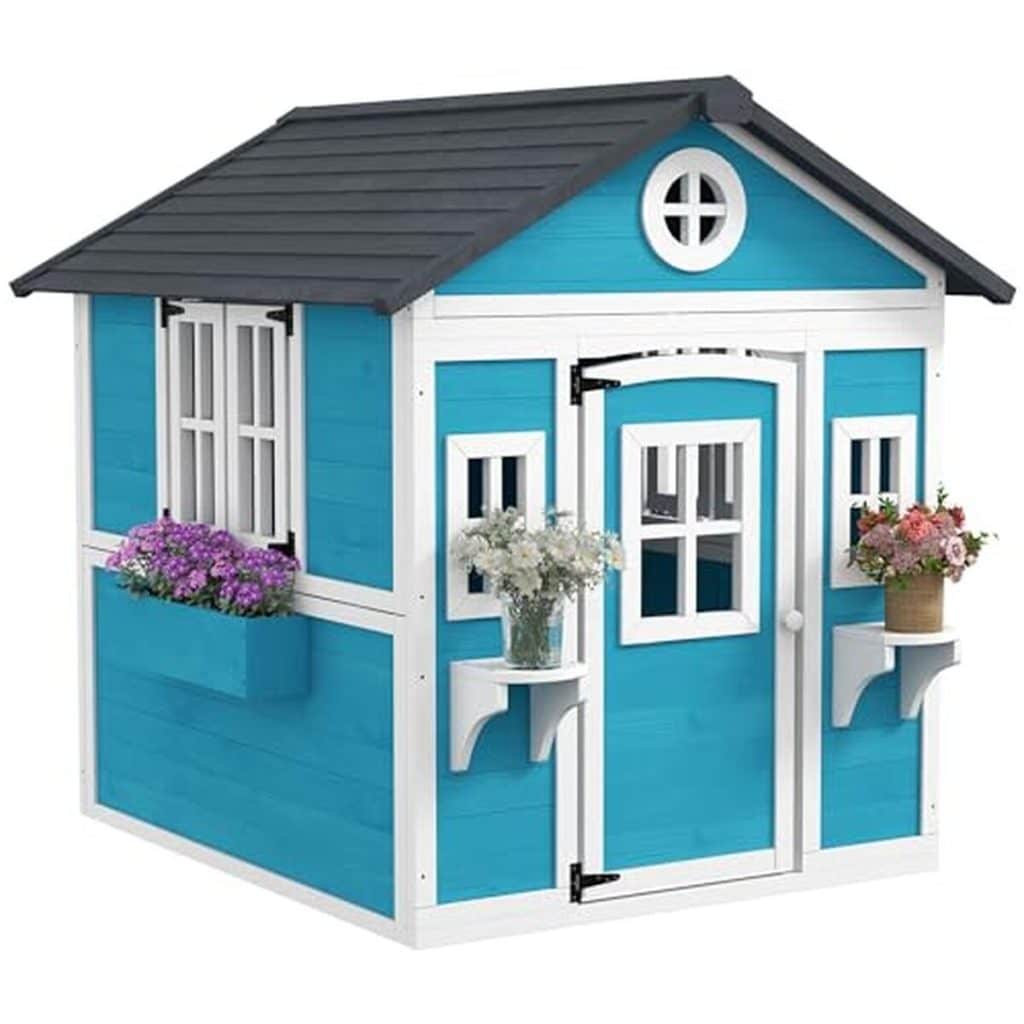 Test cabane enfant Outsunny : une maison de jardin ludique et colorée