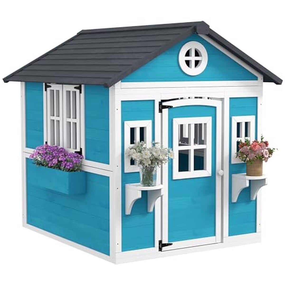 Test cabane enfant Outsunny : une maison de jardin ludique et colorée