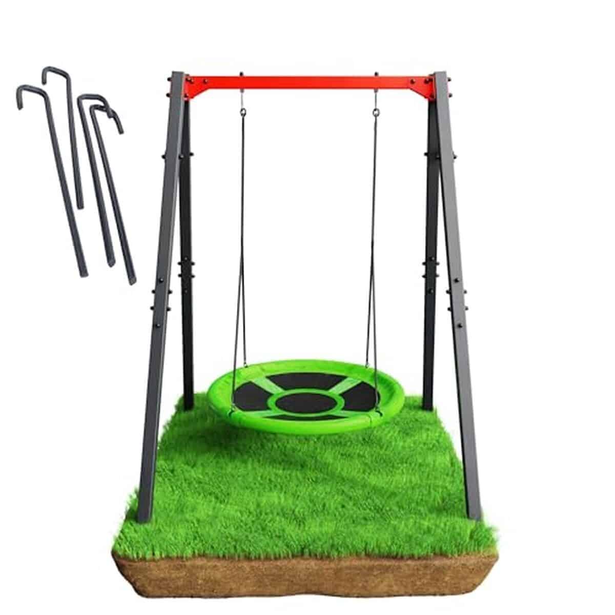 Test de la balançoire Nid K-Sport : structure robuste pour le jardin