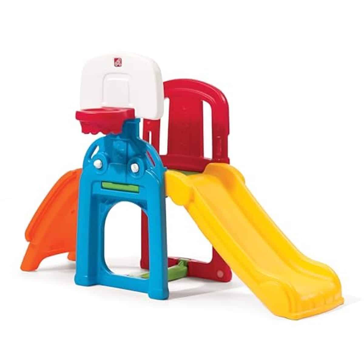 Test de l'aire de jeux Sports Climber Step2 : toboggan, basket & escalade