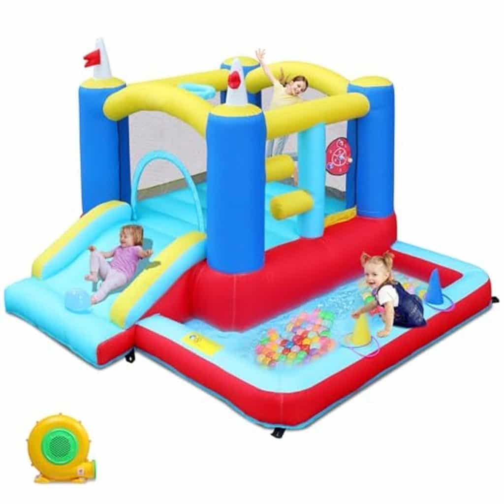Test du château gonflable coloré LEADZM pour enfants