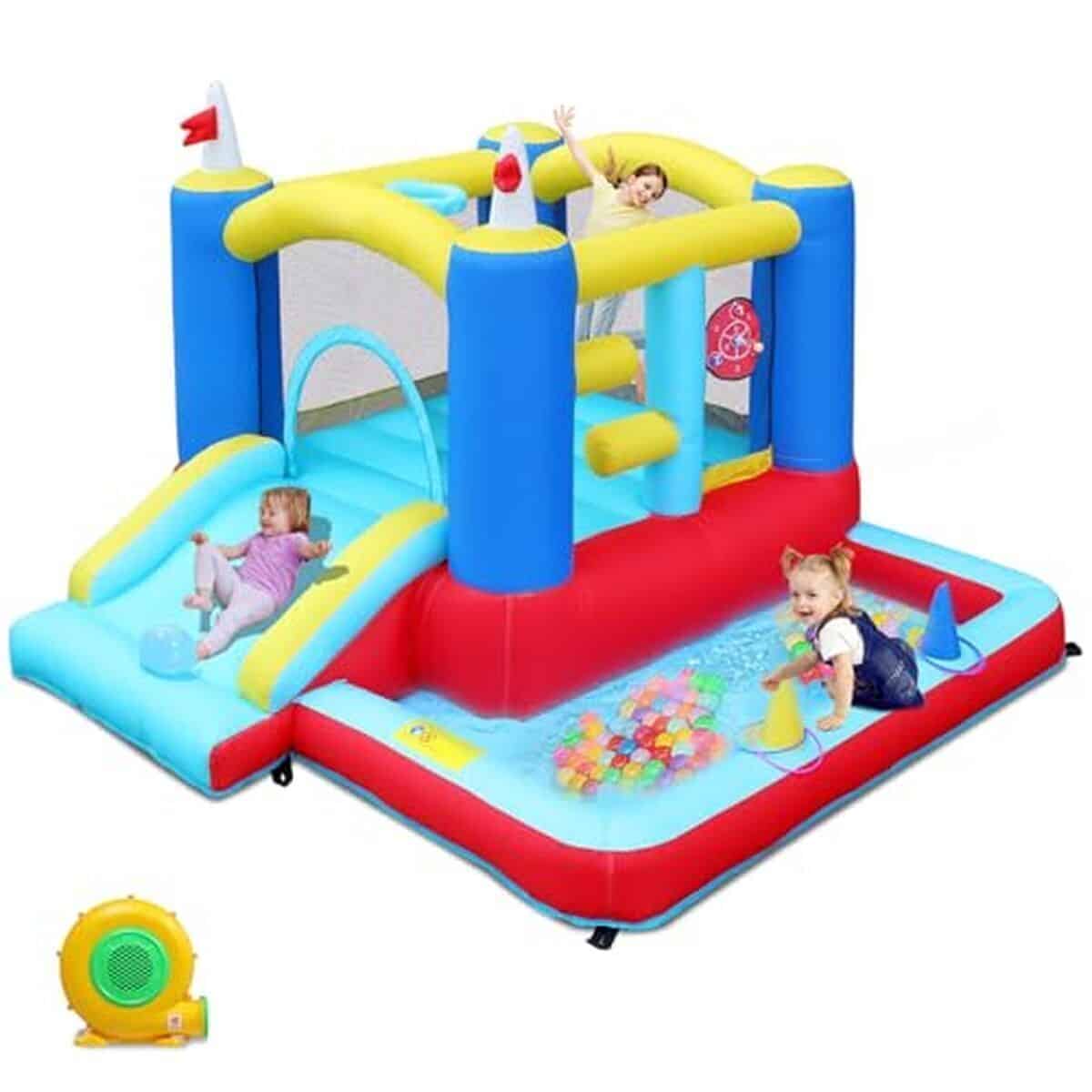 Test du château gonflable coloré LEADZM pour enfants