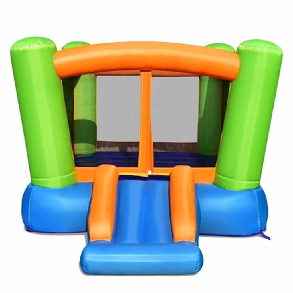 Test du château gonflable Lifezeal avec toboggan et zone de saut
