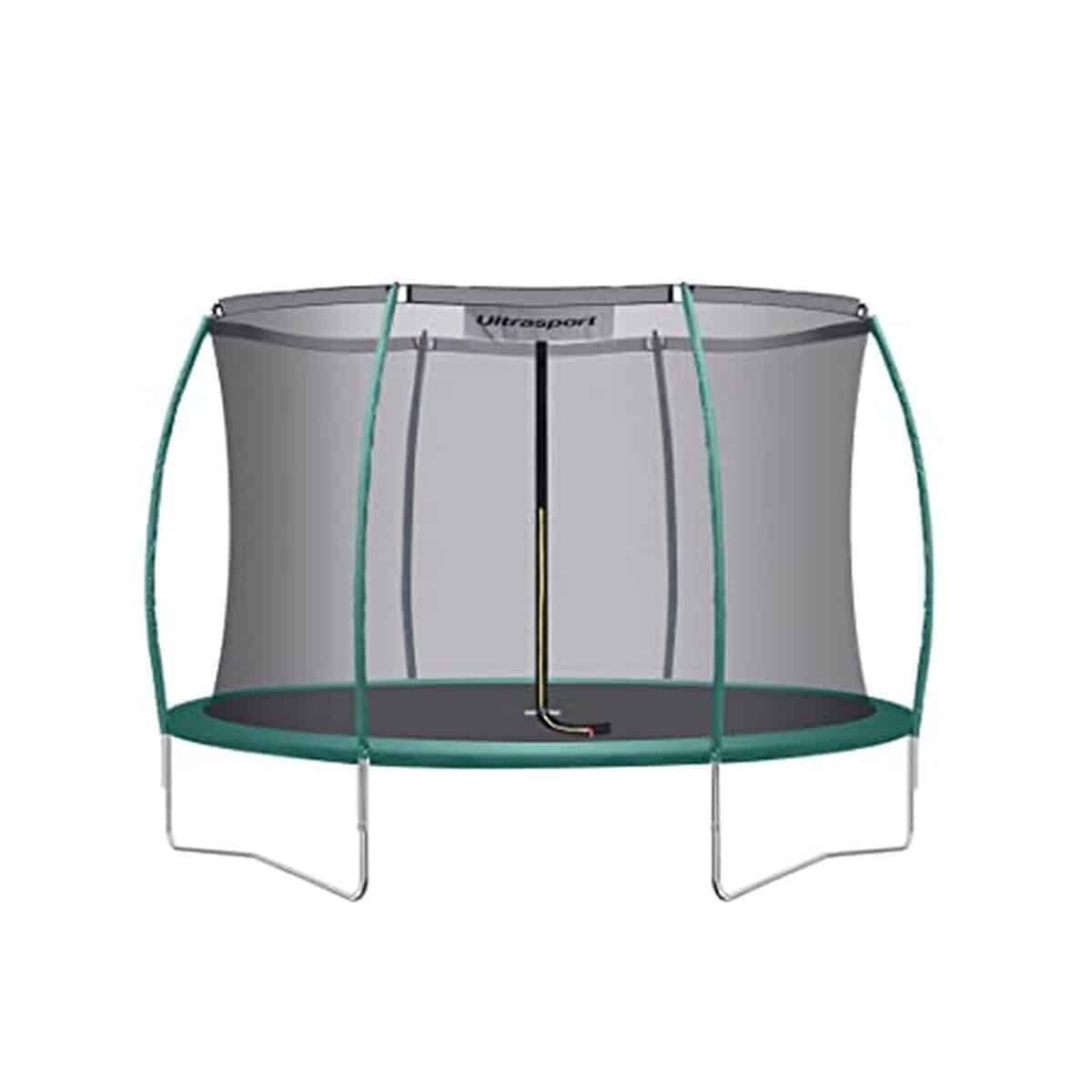 Test du trampoline extérieur Ultrasport Deluxe 244 cm : sécurité et fun garantis