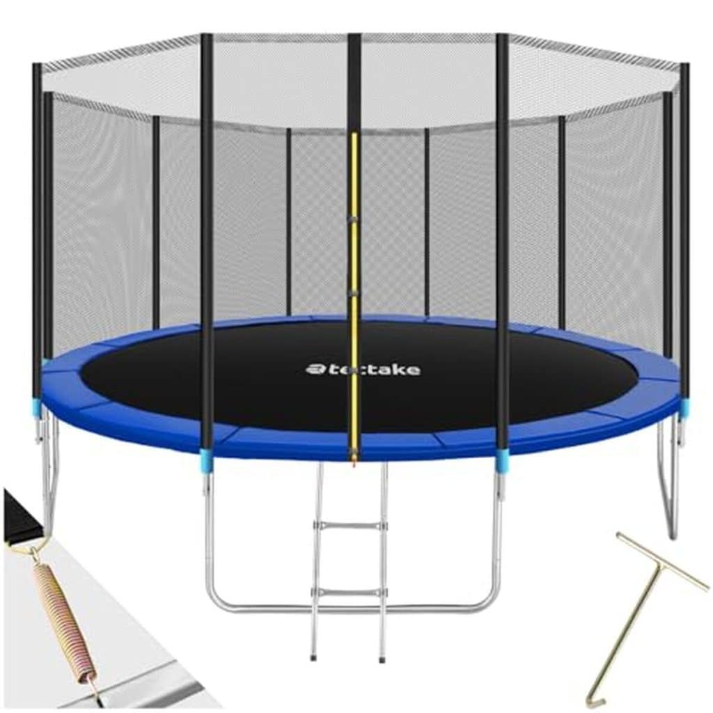 Test du trampoline tectake Ø 457 cm : sécurité et plaisir certifiés