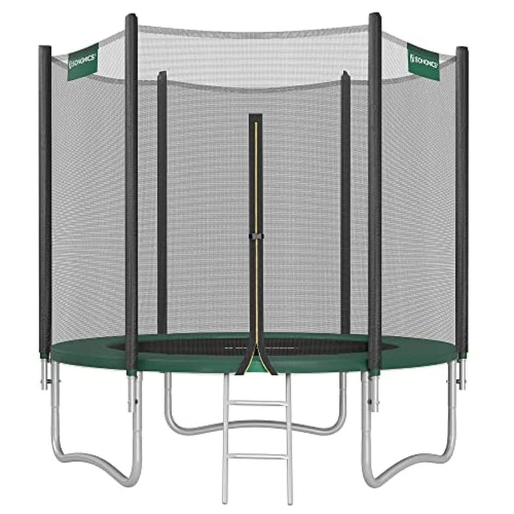Test : trampoline extérieur SONGMICS 244 cm avec filet et échelle