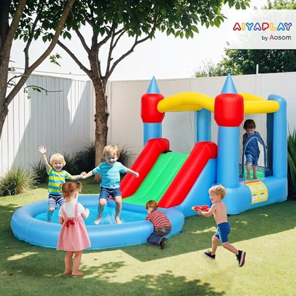 Découvrez notre avis détaillé sur le château gonflable AIYAPLAY 4 en 1 : un choix parfait pour divertir vos enfants en toute sécurité
