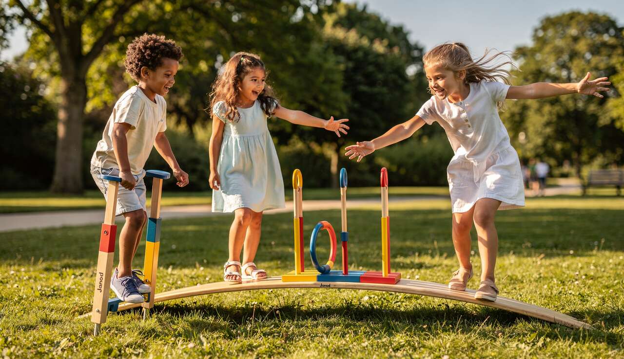 Id&eacute;es de jeux d'ext&eacute;rieur janod pour d&eacute;velopper la motricit&eacute; des enfants
