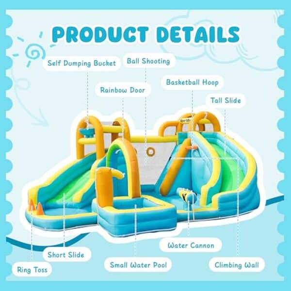 Découvrez notre test complet du chateau gonflable SportBob : un divertissement inégalé pour enfants avec toboggan double. Stabilité, sécurité et fun garantis pour vos événements.