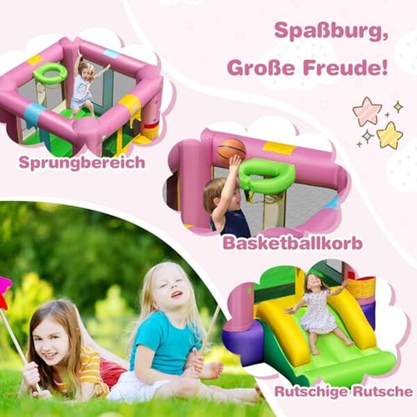 Découvrez notre test du château gonflable Fantask avec toboggan et panier de basket : un équipement de qualité qui promet des heures de jeu en toute sécurité pour vos enfants.