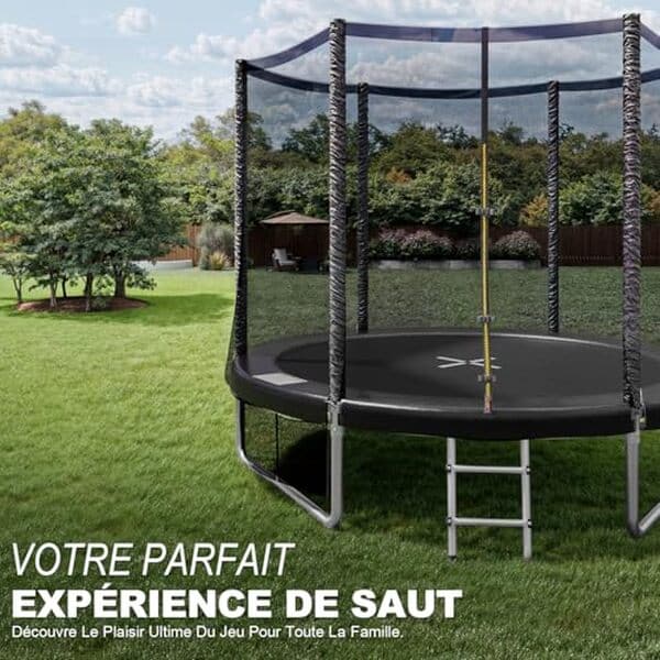 Découvrez notre test détaillé sur le trampoline JUMMICO 228 cm : un allié pour le divertissement en plein air, idéal pour toute la famille.