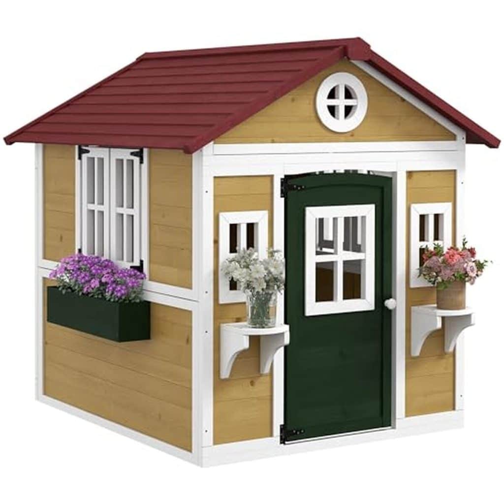 Test : cabane Outsunny pour enfants, le jardin en miniature