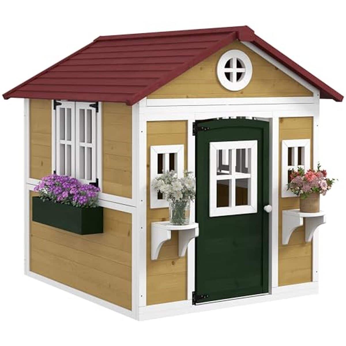Test : cabane Outsunny pour enfants, le jardin en miniature