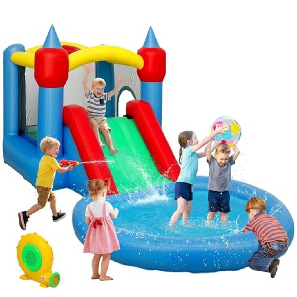 Test du château gonflable AIYAPLAY 4 en 1 : le divertissement assuré