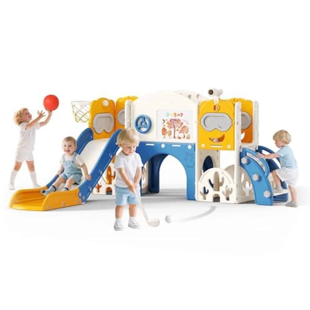 Test du Krovtoy toboggan 7 en 1 pour enfants : amusement garanti