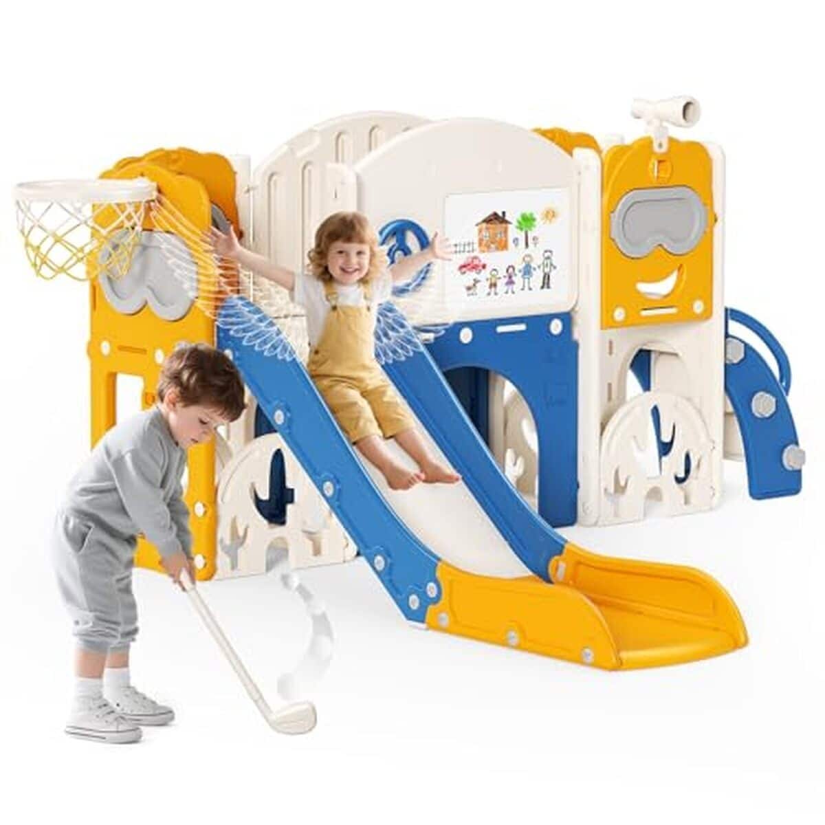 Test du toboggan enfant 11 en 1 : sécurité et loisirs assurés
