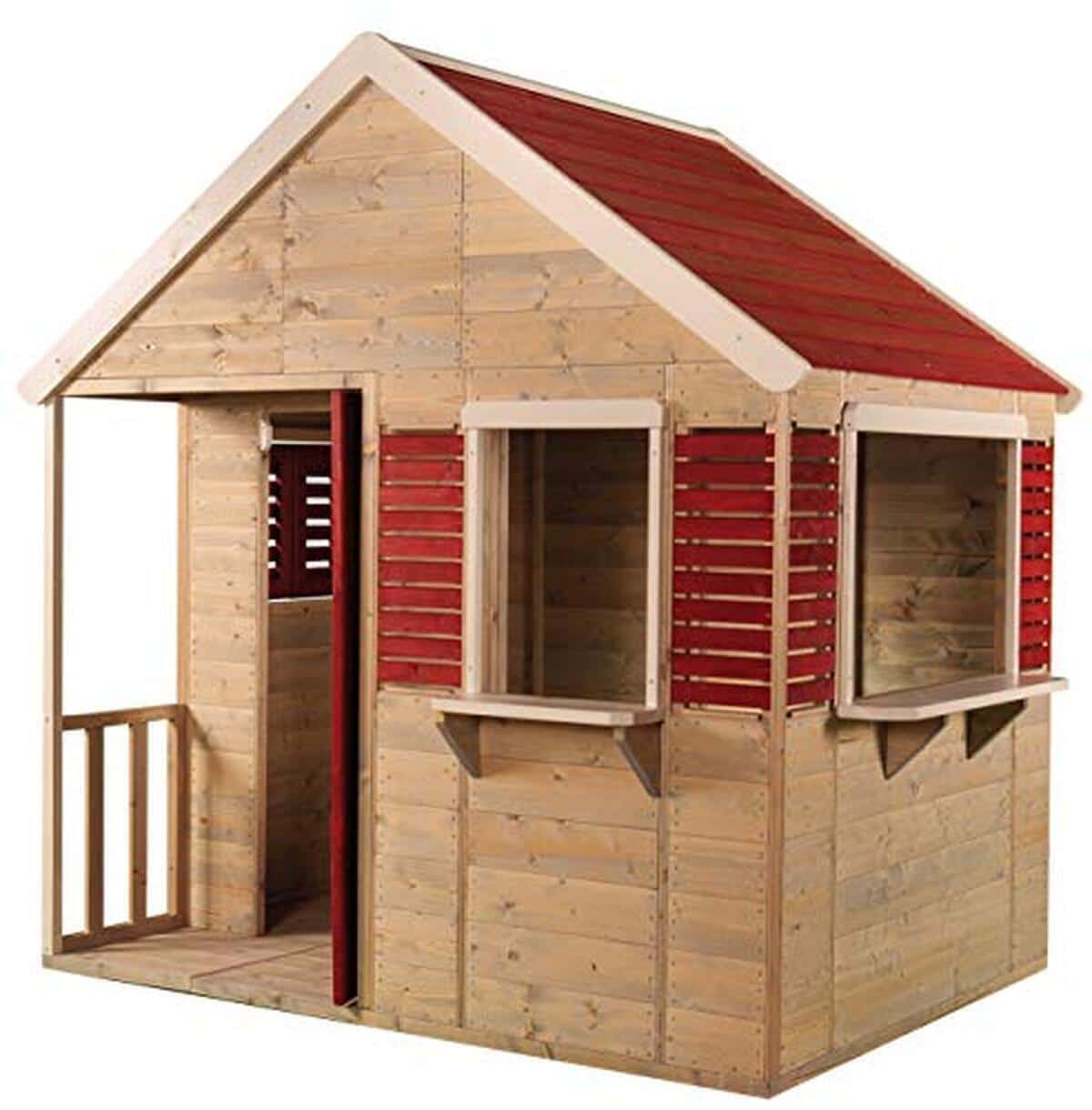 Test : maison de jardin Wendi Toys M12 Summer Villa en bois rouge