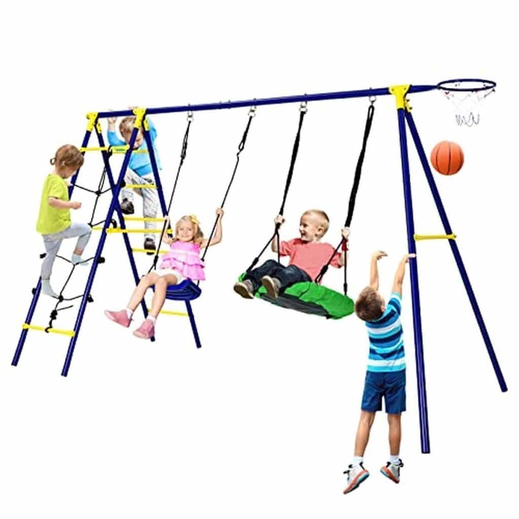 Test : portique extérieur KOMFOTTEU 5 en 1 pour enfants