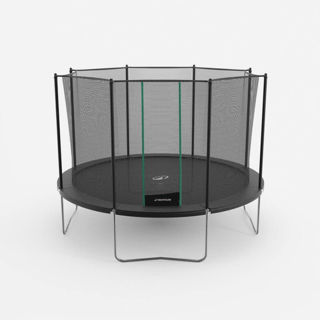Test : trampoline 360 Decathlon avec filet sécurisé